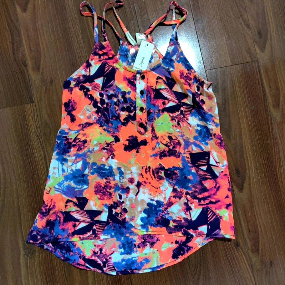 Colorful Design XS Tank Blouse
